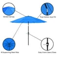 thumbnail image 3 of Pure Garden 10FT Patio Umbrella - Vented Canopy with Tilt (Brilliant Blue), 3 of 8