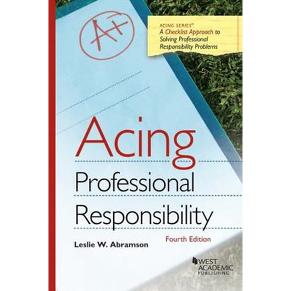 Pre-Owned Acing Professional Responsibility (Acing Series) (Paperback) 1647082978 9781647082970