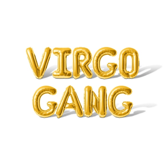 Letter Balloons - VIRGO GANG 16" Inch Alphabet Letters Foil Mylar Balloon Birthday Party Banner (Gold)