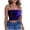 #785-Dark Blue, variant on Warop Women's Sequin Print Bandeau Top, Yoga Sports Bra for Fitness and Daily Casual Wear