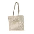 thumbnail image 1 of POINTERTECK Beach Bag Foldable Lace Design High Capacity Square Exquisite Clothing Matching Wear-resistant Women Embroidery Tote Handbag Daily Use, 1 of 11