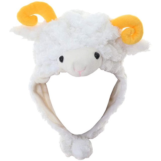 Unisex Winter Plush Faglap Flap Animal Sombreros esquí esquí Gafas de esquí