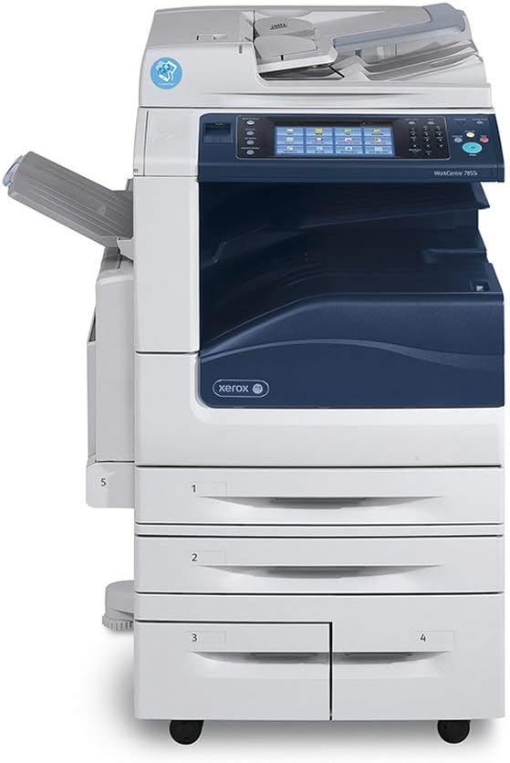 Xerox WorkCentre 7845i Tabloid/Ledger-Size Color Multifunction Copier – 45ppm, Copy, Print, Scan, Auto Duplex, Network, 2 Trays, High-Capacity Tandem Tray