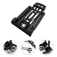 thumbnail image 1 of HORIALENCE 1Pc Portable Black Folding Cart Sturdy Iron Pole Small Versatile Outdoor Handcart, 1 of 8