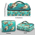 thumbnail image 3 of Iauyy Casserole Carrier for Hot Food Insulated Casserole Travel Carry Bag with Lid Food Warmer Bag for Party/Picnic,Cute Otter, 3 of 7