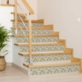thumbnail image 4 of Mi Alma Vinyl Peel and Stick Vintage Lemon Removable Easy R47 Backsplash Tile Stickers, Light Green/Yellow, 4" x 4" (24-Pack), 4 of 10