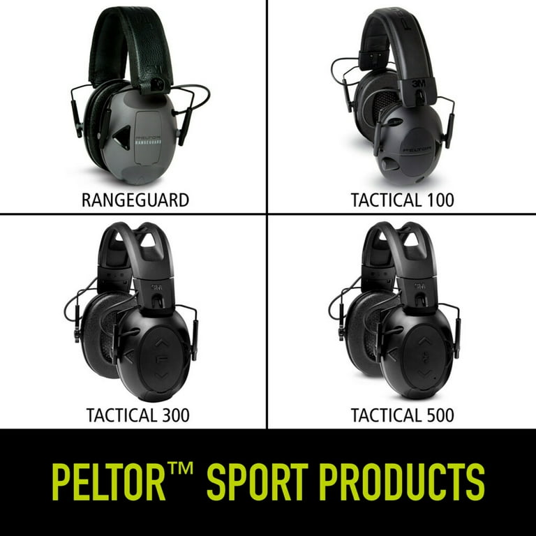 3M Peltor Sport Tactical 300 Hunting Shooting Earmuffs, NRR