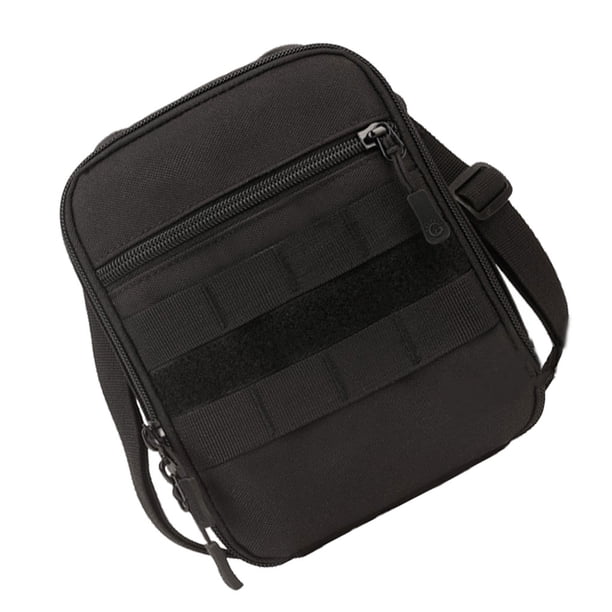 Eigraketly Accesorio de bolsa organizador impermeable para exteriores, riñonera de camuflaje para el pecho, paquete de accesorios para acampar de viaje Escalada Negro Eigraketly OD024219-01
