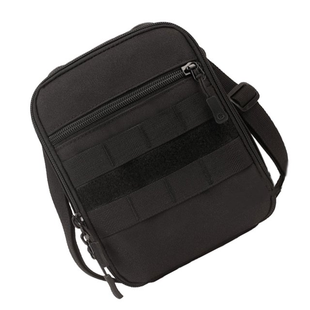 Soidarity Accesorio de bolsa organizador impermeable para exteriores, riñonera de camuflaje para el pecho, paquete de accesorios para acampar de viaje Escalada Negro Soidarity OD024219-01
