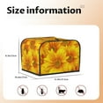 thumbnail image 5 of Fotbe 3D Sunflowers for Four Slice Toaster Cover, Fingerprint Protector, Super Soft Appliance Cover And Dust Cover,Bread Dust Cover & Fingerprint Protection, 5 of 7