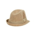 thumbnail image 4 of Womens Fuzzy Fedora w/ Band - Beige - Small/Medium, 4 of 4