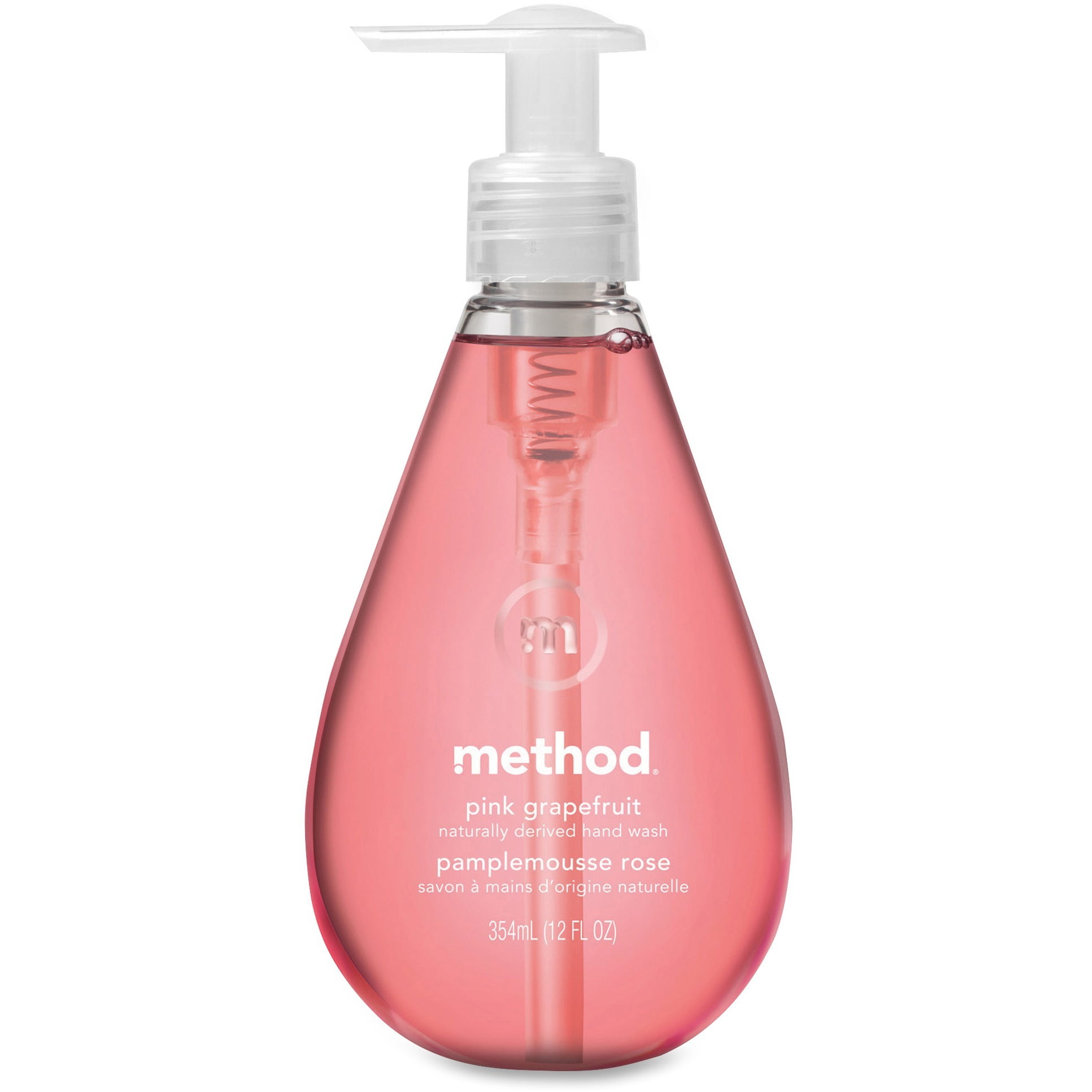 Method, MTH00039CT, Pink Grapefruit Gel Hand Wash, 6 / Carton, Pink