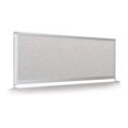 thumbnail image 1 of MooreCo - Partition screen - desk-mountable - 57.87 in x 17.01 in - light quarry, 1 of 2