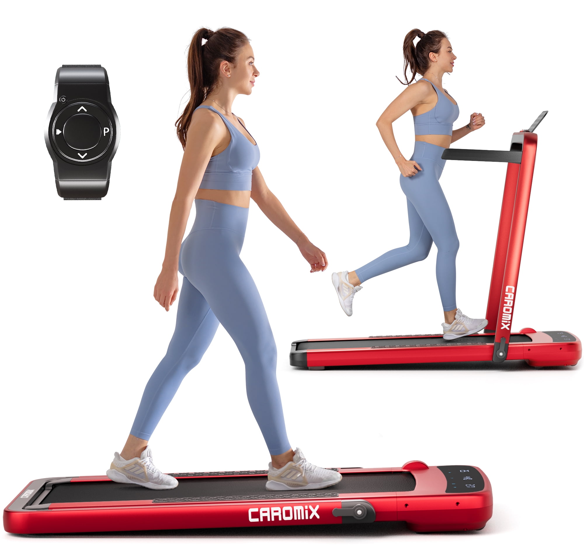 JELENS 2 in 1 Under Desk Treadmill, 2.35HP Electric Folding Treadmills