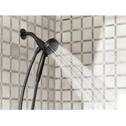 Moen Engage Magnetix 3.5-Inch Six-Function Bathroom Handheld Showerhead with Magnetic Docking, Matte Black