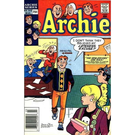 Archie #365 (Newsstand) VF ; Archie Comic Book