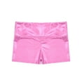 thumbnail image 3 of Zaldita Girls Shiny Metallic Dance Shorts Ballet Yoga Booty Shorts Gymnastic Tumbling Short Bottoms Pink 4, 3 of 4