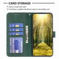 thumbnail image 6 of Dteck Ultra Slim Case Case for Samsung Galaxy A35, Multifunctional Wallet Mobile Phone Leather Case Premium PU Leather Case,Credit Card Holder Kickstand Function Folding Case Phone Back Cover,Green, 6 of 6