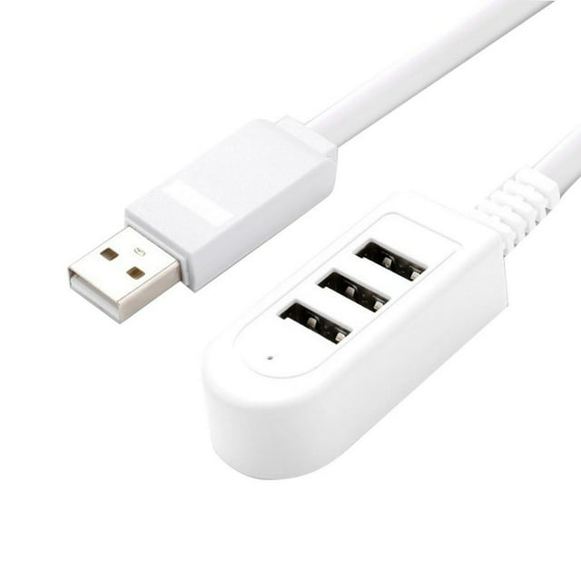 30CM 3 Port USB Hub Extend Cable USB 2.0 Splitter Wire Data Transfer Device Charging USB Adapter Laptop Computer USB Extender