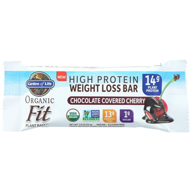 Garden Of Life , Fit High Protein Bar Dark Chocolate Cherry, 1.9 Oz, Pack Of 12
