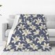 thumbnail image 1 of Balery Lilies Flowers Manta de Felpa Suave y Acogedora – Cobija de Franela Aterciopelada para Cama, Lavable y Cálida para Sofá, Mascotas, Transpirable-80"x60", 1 of 7