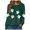 Green_1, variant on Godom Halloween Sweatshirts for Women Pumpkin Graphic Crewneck Long Sleeve Pullover Tops Loose Fit Soft Knit Ribbed Casual Fall Winter Outfits
