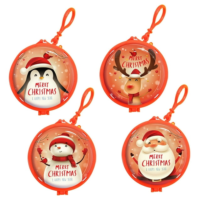 Monedero decorativo de la Nad del tenedor de la llave de la moneda 4Pcs Ronda Zulema bolso de monedas de los niños