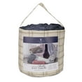 thumbnail image 3 of Donna Sharp Chenille Knitted Navy Throw, 3 of 10