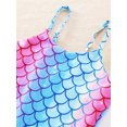 thumbnail image 5 of Usaibhir Girls One Piece Swimsuits with Adjustable Straps Multicolor Bathing Suits Kids Beach Swimwear for 2-8 Years, 5 of 9