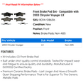 thumbnail image 2 of Front Brake Pad Set - Compatible with 2003 Chrysler Voyager LX, 2 of 2