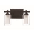 thumbnail image 3 of 16712ESP2 Craftmade Lighting Celeste 2 Light Bath Vanity in Modern Style - 11.75 inches wide by 7 inches high, 3 of 3