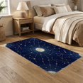 thumbnail image 2 of ODIKA 5'x7' Washable Area Rug Non-Slip, Low Pile, Stain Resistant Large Astronomical Alignments Chart Displaying Planetary Galaxy for Guest Room, Lounge, Apartment, 2 of 7