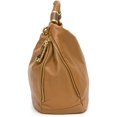 thumbnail image 4 of Michael Kors Collection Barley Tonne Brown Large Slouchy Hobo Leather Bag Handbag New, 4 of 5