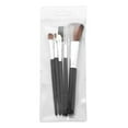 thumbnail image 3 of Fridja 5 Pcs Makeup Brush Set Pink Black Eye Shadow Brush Lip Brush Blush Brush Eyelash Brush, 3 of 6