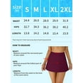 thumbnail image 2 of Jupe de Bain pour Femmes avec Culotte Intégrée Bas de Bikini Robe de Plage Courte, 2 of 5