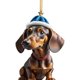 thumbnail image 5 of Figuritas acrílicas para perros, decoración navideña, adorno para perros, suministros para fiesta en casa, 5 of 5