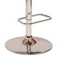 thumbnail image 4 of Armen Living London Swivel Barstool, Black/Walnut Veneer and Chrome Base, 4 of 4