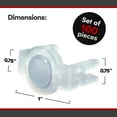 thumbnail image 3 of Signs Authority 100 Pack Extra Strong Magnetic Christmas Light Clips - Weather-Resistant Easter Lights Hooks for Roof, Outdoor Magnetic Light Clips for Outside Decor, Fence - Shatterproof, 3 of 6