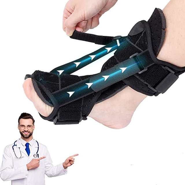 Actualizado: para aliviar la tendinitis de Aquiles, el arco del talón caído del pie, soporte para el dolor de tobillo para mujeres y hombres (1 unidad)