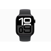 Restored Apple Watch Series 10 (GPS, 42mm) Jet Black Aluminum Case with Black Solo Loop - Small Band