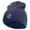 Navy, variant on Stocks Embroidered 8 Inch Short Beanie - Dk Green OSFM