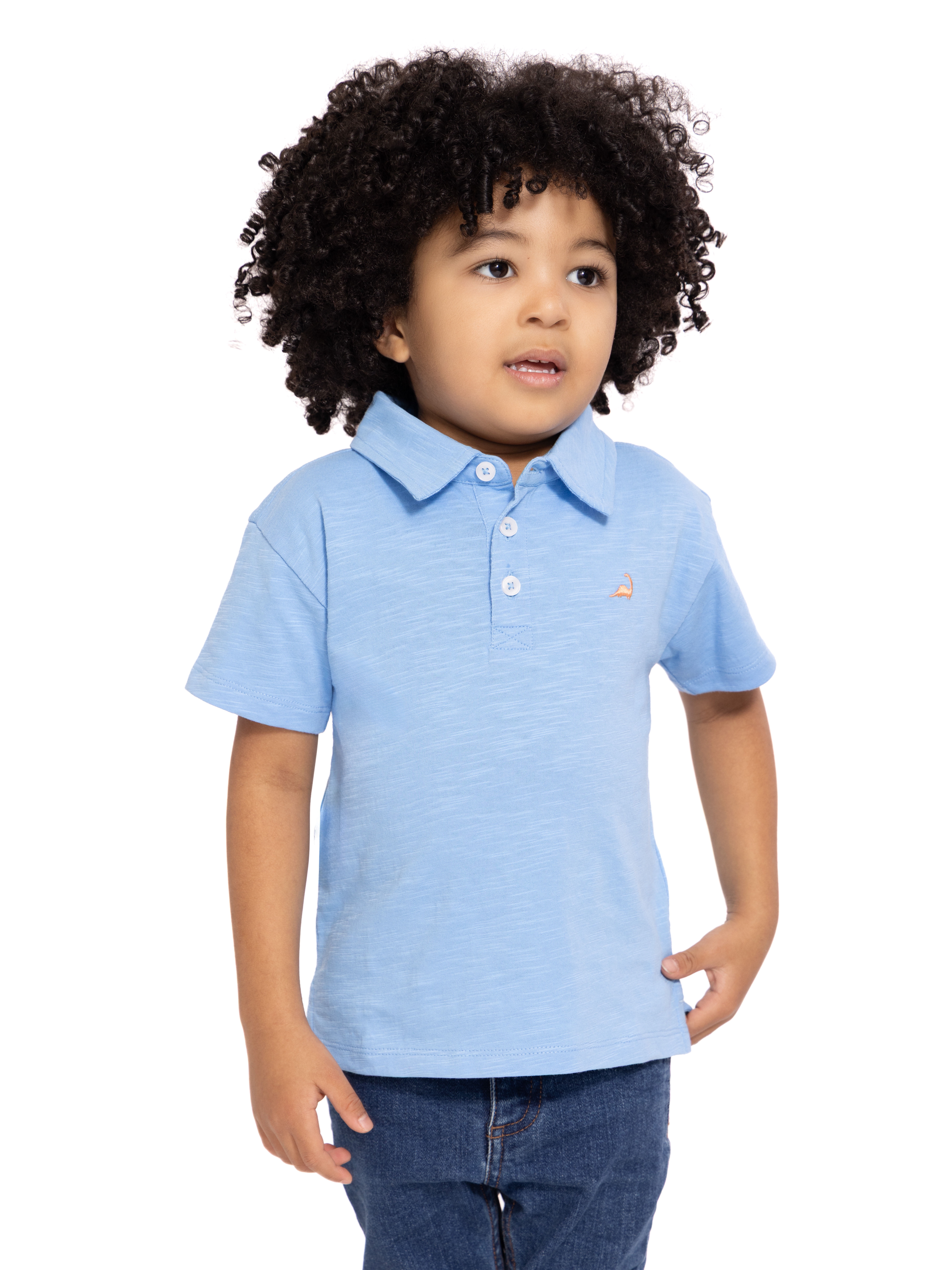 Wonder Nation Toddler Boys Cotton Polo Shirt with Short Sleeves, Sizes 12M-5T