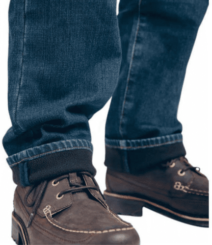 Fleece-Lined Classic Straight Leg Jeans 