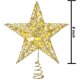 thumbnail image 2 of Adorno de árbol de Navidad con purpurina de metal Adorno de estrella de alambre hueco para adorno de árbol de Navidad Xemadio WMZL-259-1, 2 of 7