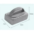 thumbnail image 2 of Pumice Cleaning Stone with Handle for Grills & Cooktops, 1 Pack Gray Grill Pan Scrubber Block, Non-scratch & Odorless for Burnt-on Grease Removal, Ideal for Flat Top Grills, Oven Racks &, 2 of 3