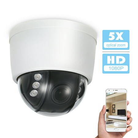 HD 1080P Wireless WIFI Dome PTZ IP Camera 2.8-12mm Auto-focus Support P2P Phone APP with TF Card Slot CCTV (Best Autofocus Camera App)