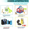 thumbnail image 3 of ESSENSON Outdoor Explorer Kit & Bug Catcher Kit with Binoculars, Compass, Magnifying Glass, Critter Case and Butterfly Net Camping Hiking, 3 of 7