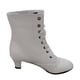 thumbnail image 3 of NECHOLOGY Botas Mujer Adulto Femenino Zapatos Botines de mujer Botas de mujer de comercio exterior Otoño e invierno Botas de tacón medio con cordones de color sólido (Brown, 8.5), 3 of 7
