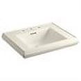 thumbnail image 2 of Kohler 2259-8-NY 27 in. Memoirs Pedestal Console Table Bathroom Sink Basin with 8 in. Widespread Faucet Holes - Dune, 2 of 2