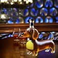thumbnail image 4 of Fufafayo under $5 Whisky Bottle, Whisky Bottle, Dachshund Shaped Glass Liquor Bottle, High Borosilicate Glass Brewing Bottle, Craft Decorative Bottle for Home Bar, Shelf Decor, and Men's Gifts, 4 of 6